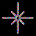 MK ILLUMINATION - Astero Star, ~105x105cm, 220-240V, 2D,LEDrgb, 27,5W, T-2
