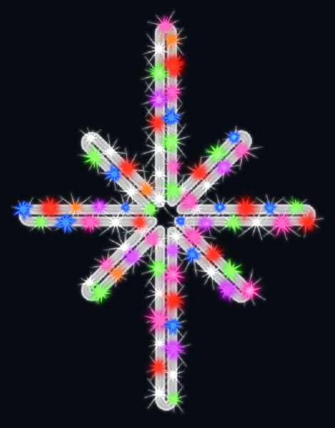 MK ILLUMINATION - Polaris, ~40x50cm, 220-240V, 2D,LEDrgb,