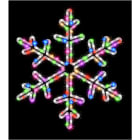 MK ILLUMINATION - Flake Olivia, ~63x63cm, 220-240V, 2D,LEDrgb, 12W, T-2