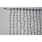 MK ILLUMINATION - ECO Drape LiteQF+, 200 LEDww, 2mx1m,Kabel sw, 220V-240V, 7W