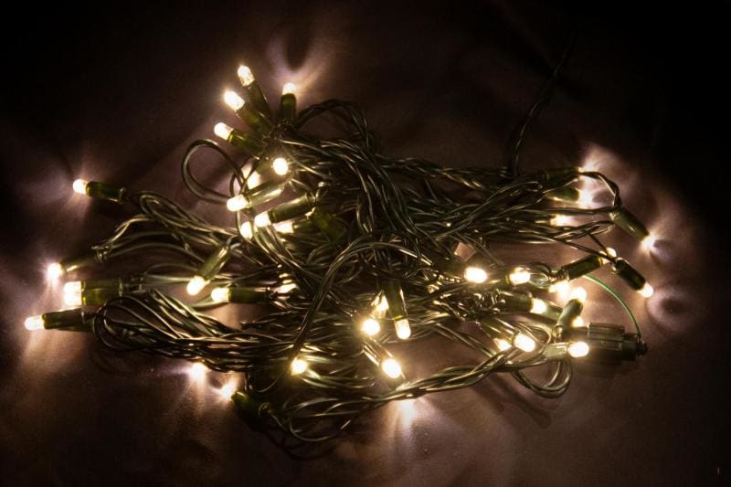 MK ILLUMINATION - LED String LiteQF+,120 LED ww,20m,grünes PVC Kabel,36V,4,3W