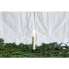 MK ILLUMINATION - Lichterkette 10-tlg. Toplampen E10 austauschbar,23V 3W Schaft: glatt, elfenbeinfarben