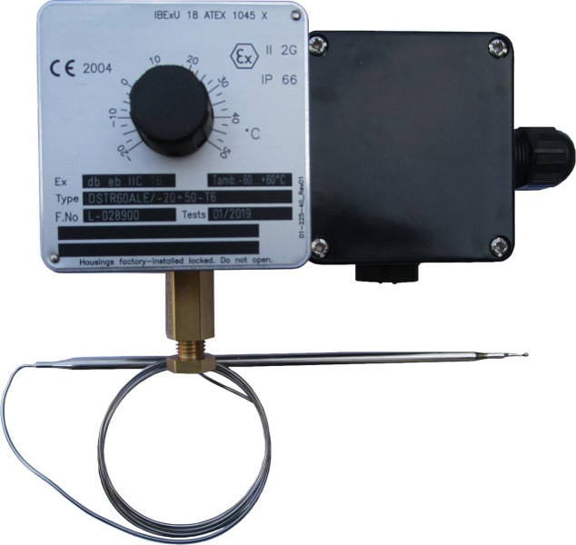 SCHULTZE - Ex-Raumthermostat einstellbar -20…+50°C 16A 230V IP66