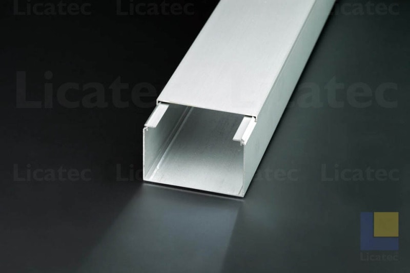 LICATEC - Installationskanal CKA 60 x 40 Aluminium eloxiert