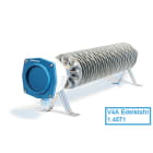 SCHULTZE - V4A (1.4571) Edelstahl Rippenrohrheizofen universal, ohne Regelung, 6000W 400V, L=2640mm, IP66/67
