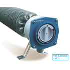 SCHULTZE - V4A (1.4571) Edelstahl Rippenrohrheizofen mit Thermostat, 2000W 230V, L=1040mm, IP66/67
