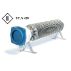 SCHULTZE - Edelstahl Rippenrohrheizofen universal, Regelung extern, Sicherheitskleinspannung 42V, 500W, L=440mm, IP66/67