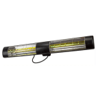 SCHULTZE - HWP2-Wärmestrahler, 3000W 230V, staub- und wasserdicht IP55, Gehäusefarbe schwarz, Wand- oder Deckenmontage