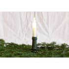MK ILLUMINATION - ROTPFEIL Lichterkette 30-tlg. LED Schaftlampen E10 austauschbar, Schaft: grün