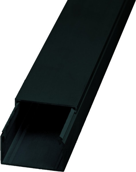 LICATEC - Installationskanal CKA 30 x 20 Aluminium schwarz RAL 9005