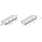 LICATEC - Hutschiene, gelocht: 25x5,2 mm/2000x35x15x1,5 mm/sendzimirverzinkt