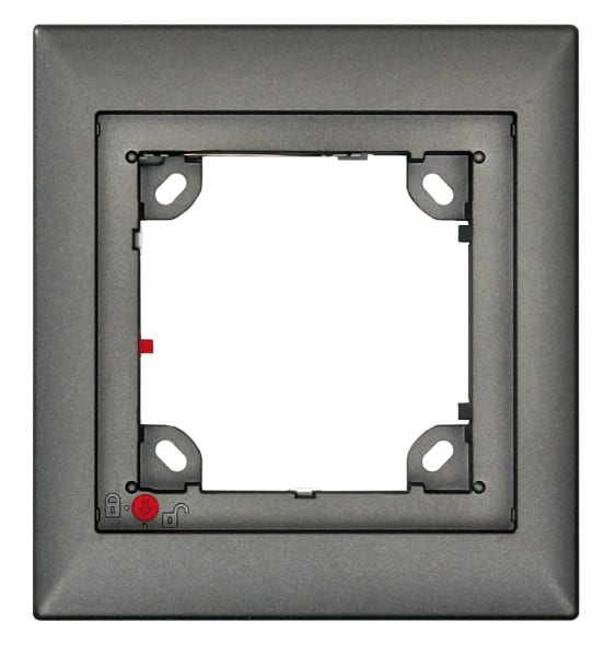 MOBOTIX - Rahmen 1-fach dunkelgrau