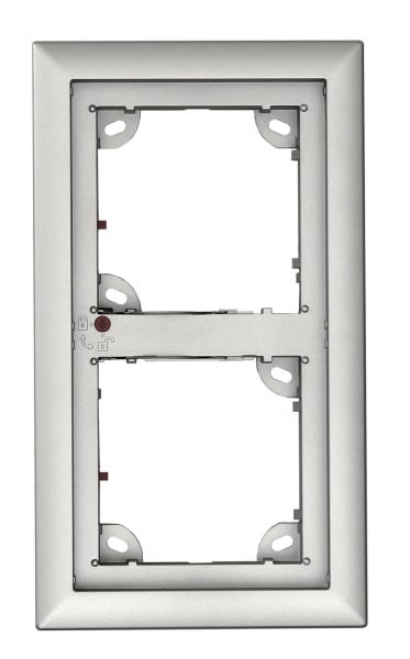 MOBOTIX - Rahmen 2-fach silber