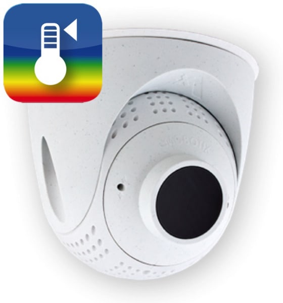 MOBOTIX - PTMount-Thermal TR für S16/S15, 50 mK, B119 (25°), weiß