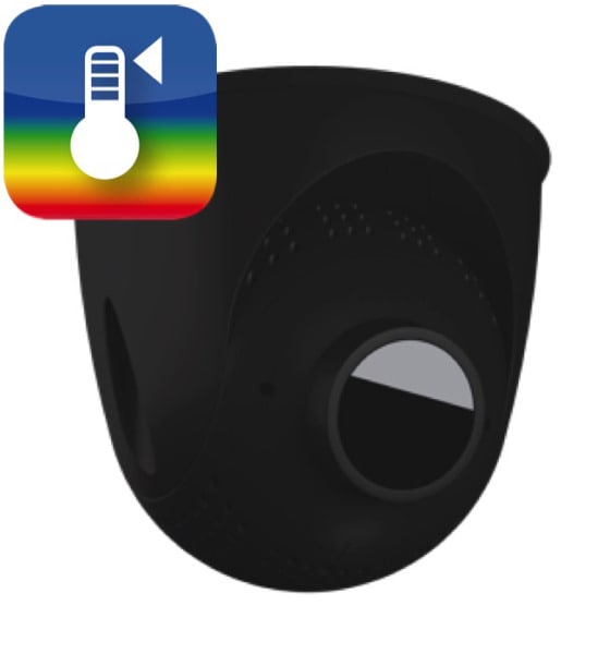 MOBOTIX - PTMount-Thermal TR für S16/S15, 50 mK, B119 (25°), schwarz