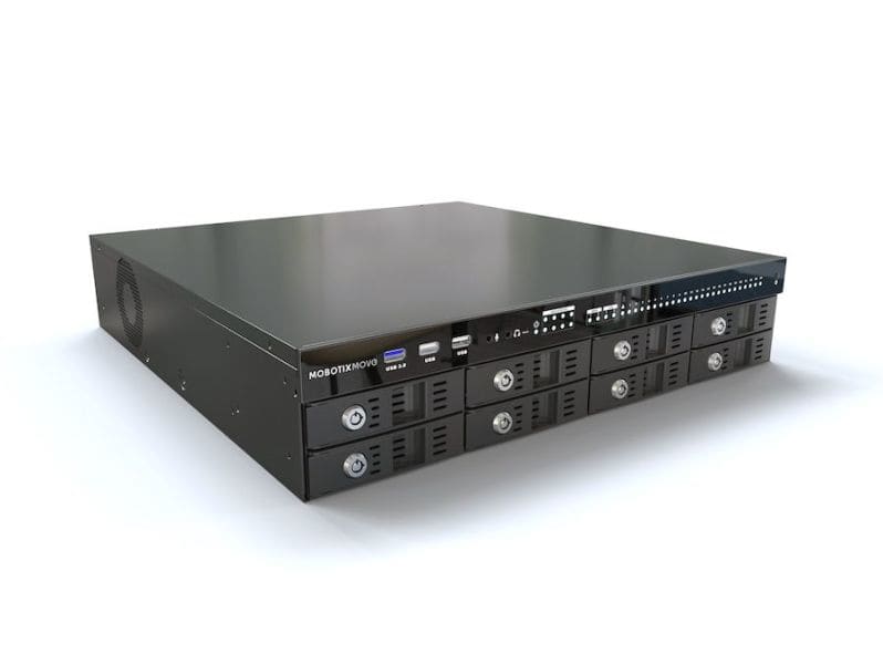 MOBOTIX - MOBOTIX MOVE NVR Netzwerk-Videorekorder 64 Kanäle 24 PoE