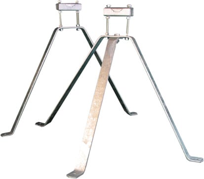 PÖTZELSBERGER - Mauerhalterung f.Standrohre 30-60mm Wandabst.:500mm