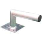 PÖTZELSBERGER - Winkelmast 48mm Wandabstand 150mm alu