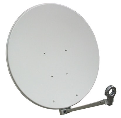 GIBERTINI - Sat-Spiegel 75cm Alu HQ vormont. lichtgrau