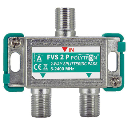 POLYTRON - Verteiler 2-fach 5 - 2400 MHZ