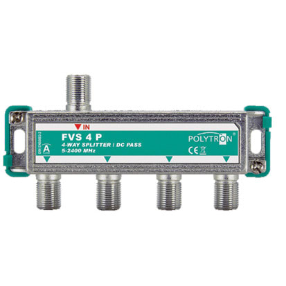 POLYTRON - Verteiler 4-fach 5 - 2400 MHZ