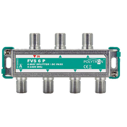 POLYTRON - Verteiler 6-fach 5 - 2400 MHZ