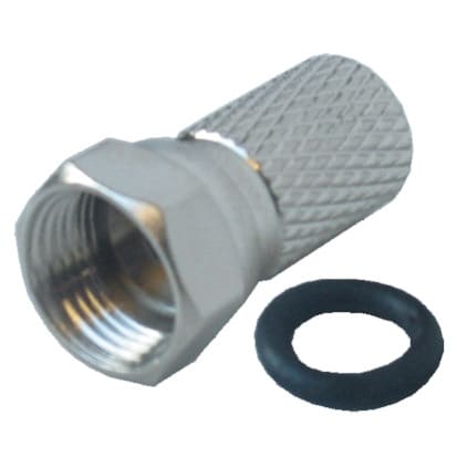 PÖTZELSBERGER - F-Stecker Innendruchm. 6.8mm Dichtring