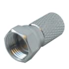 PÖTZELSBERGER - F-Stecker Innendurchm. 6.8mm 100er Pkg.