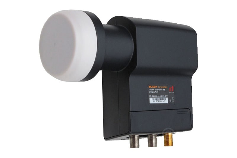 PÖTZELSBERGER - LNB 40mm Feed 0.2dB 4xSCR sw/grau
