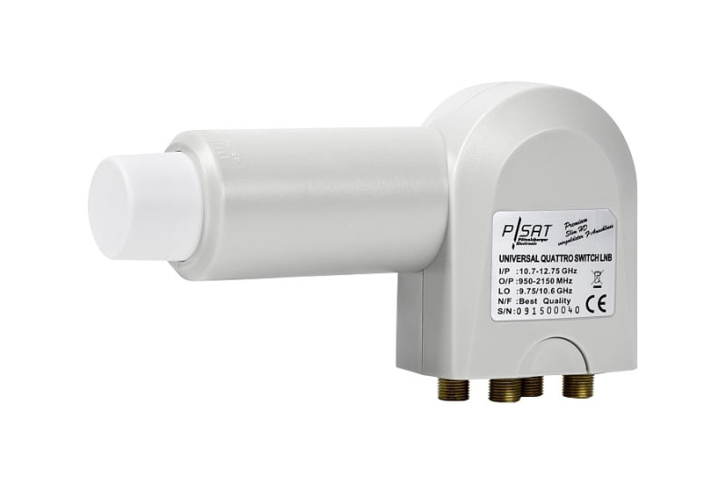 PÖTZELSBERGER - LNB SLIM HD QSW 40mm 0.2dB F-Anschluss vergoldet