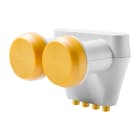 PÖTZELSBERGER - QSW LNB 40mm-Feed 0.2dB weiß-gelb