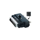PÖTZELSBERGER - Scart Stecker auf 3x Cinch-Buchse + Mini-DIN-4 Buchse