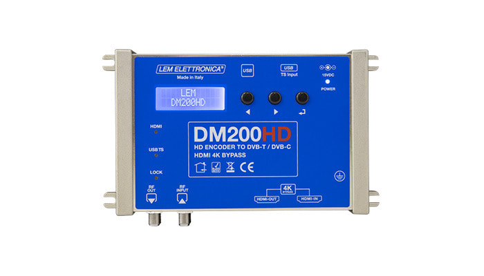 PÖTZELSBERGER - HDMI-Modulator 4K ULTRA-HD HDMI 2.2 Durchschleiff. USB in DVB-C/DVB-T