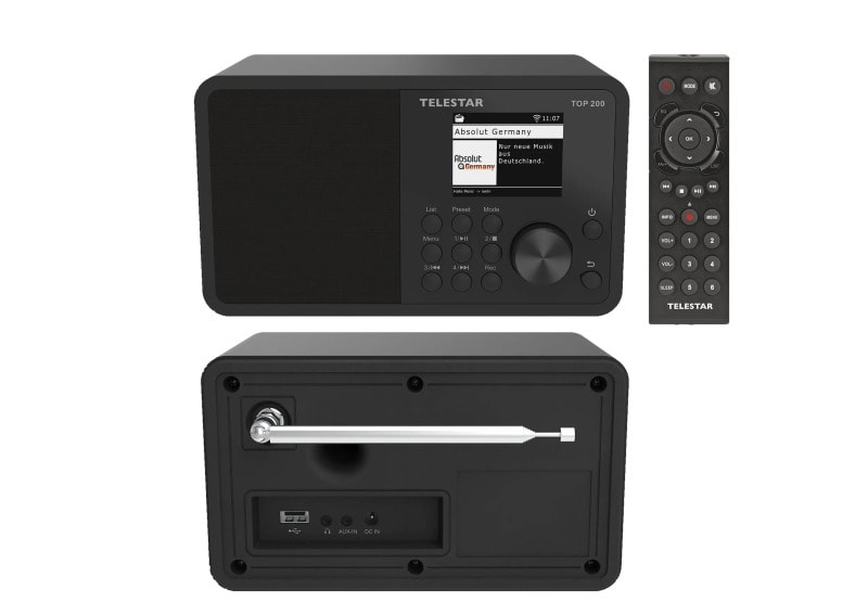 PÖTZELSBERGER - Internetradio 10W UKW DAB+ BT USB Weck/Sleept. App sw