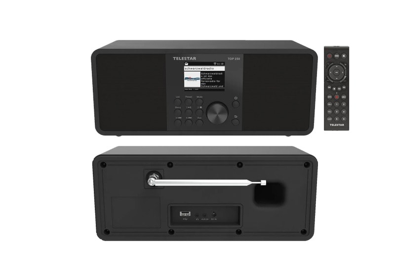 PÖTZELSBERGER - Internetradio 10W UKW DAB+ BT USB Weck/Sleept. App sw