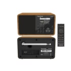 PÖTZELSBERGER - Internetradio 10W UKW DAB+ BT USB Weck/Sleept. FB sw-Holz