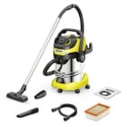KÄRCHER - Nass-Trockensauger 1300W 2.2m 30L Edelstahlbeh. 6m gelb