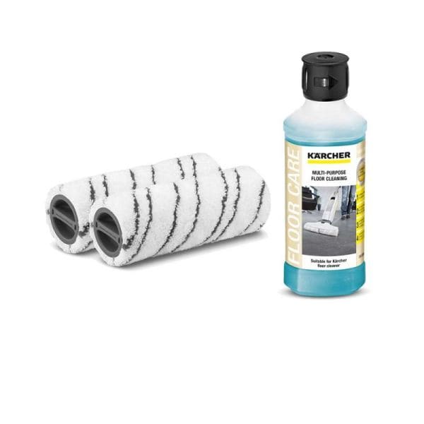KÄRCHER - Starter Kit für Hartbodenreiniger 2 Walzen + RM 536 (500ml)