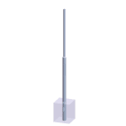 FONATSCH - Mast zyl. fvzkt LPH3m E0,6m Fuß-DM102mm Zopf-DM60mm