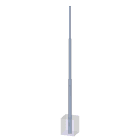 FONATSCH - Mast zyl. fvzkt LPH12m E1,5m Fuß-DM159mm Zopf-DM89mm