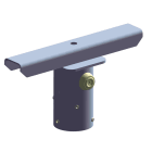 FONATSCH - Fluterkonsole Stahl fvzkt, Zopf 76, 2 Fluter, Breite 1100mm