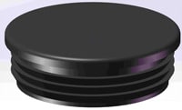 FONATSCH - Mastkappen aus Kunststoff, Farbe schwarz/RAL 108mm