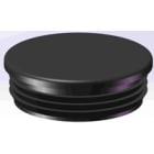 FONATSCH - Mastkappen aus Kunststoff, Farbe schwarz 60mm