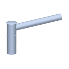 FONATSCH - Aufsatzstück Stahl fvzkt Zopf 76 Arm1 Neigung 5° 60x400