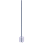 FONATSCH - Mast rund ALU LPH5,0m E0,8m Fuß-DM120mm Zopf-DM76mm