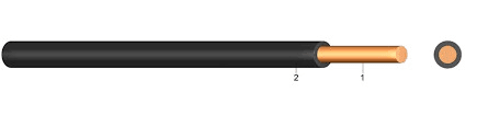 KABEL-LEITUNGEN - Halogenfreie Aderleitung H07Z-U 2,5 BR Eca