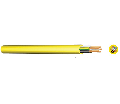 KABEL-LEITUNGEN - PVC-Baustellenleitung XYMM K 35 3X1,5 RT