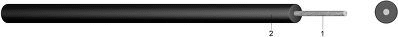 KABEL-LEITUNGEN - PVC-Zündleitung 1 kV AYZL 1,5/5 SW
