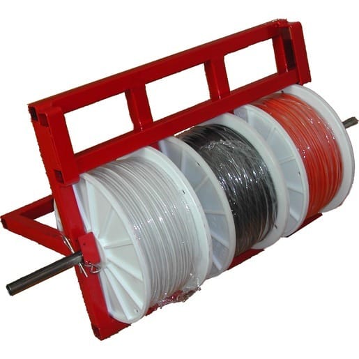 KABEL-LEITUNGEN - Kabeltragbock für 3 Spulen