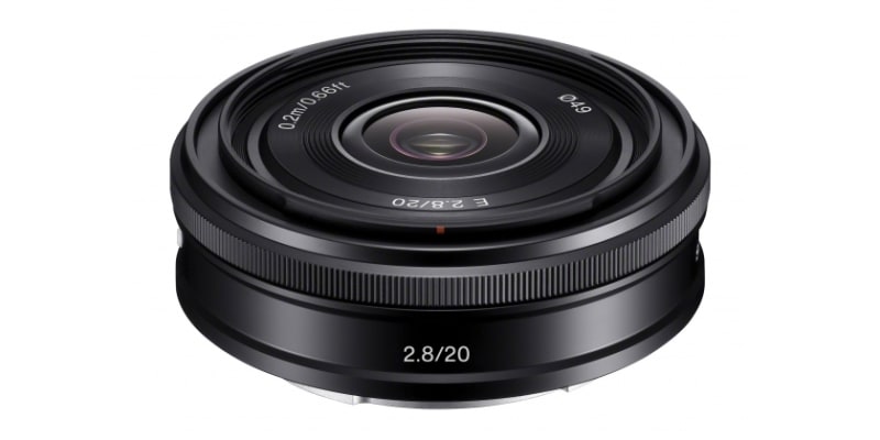 SONY - NEX Objektiv,20mm F2,8 E-Weitwinkelobjektiv m.Festbrennweite